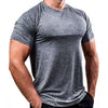 Mens Gyms Fitness Superelastic Skinny Quick dry T-Shirt - Hamilton Fitness Apparel