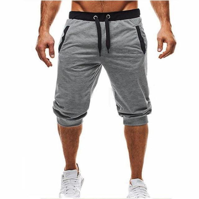 Mens thermal Knee Long Shorts - Wavyy casual fitness apparel