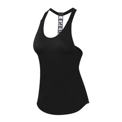 Sports T-Shirts Women Hollow Out Sleeveless Fitness Vest - Hamilton Fitness Apparel
